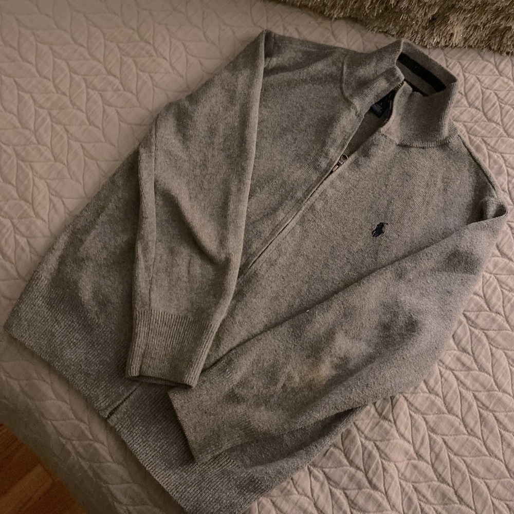 Boys Ralph Lauren Polo Zip Cardigan - Size 7